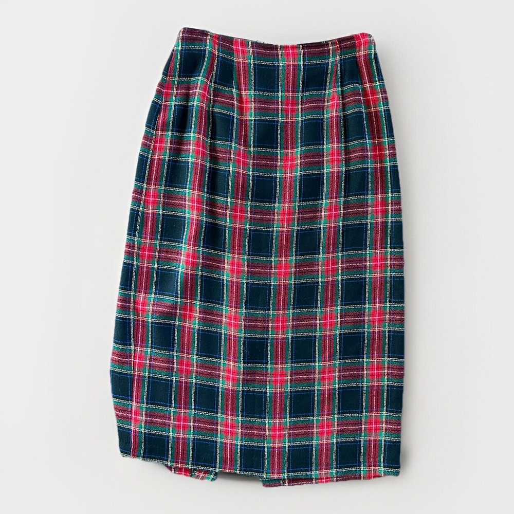 Vintage 90s Westbound Plaid Midi Skirt 12 Long Preppy Academia‎ Tartan Grunge